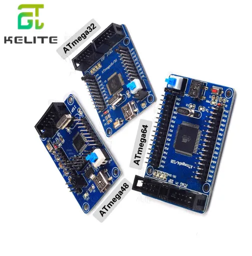 Плата разработки AVR ATmega32/48/64 плата обучения минимальная системная плата|board|board