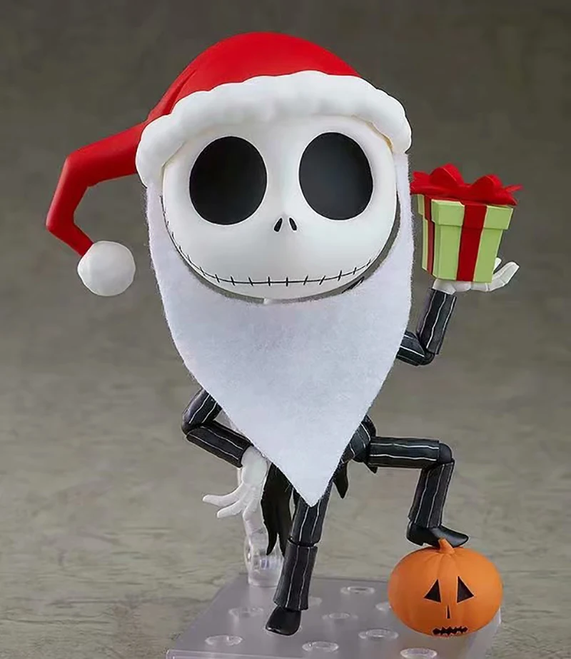 

10cm The Nightmare Before Christmas Jack 1011 Change Face PVC Action figure Toys Doll Christmas Gift For Kids
