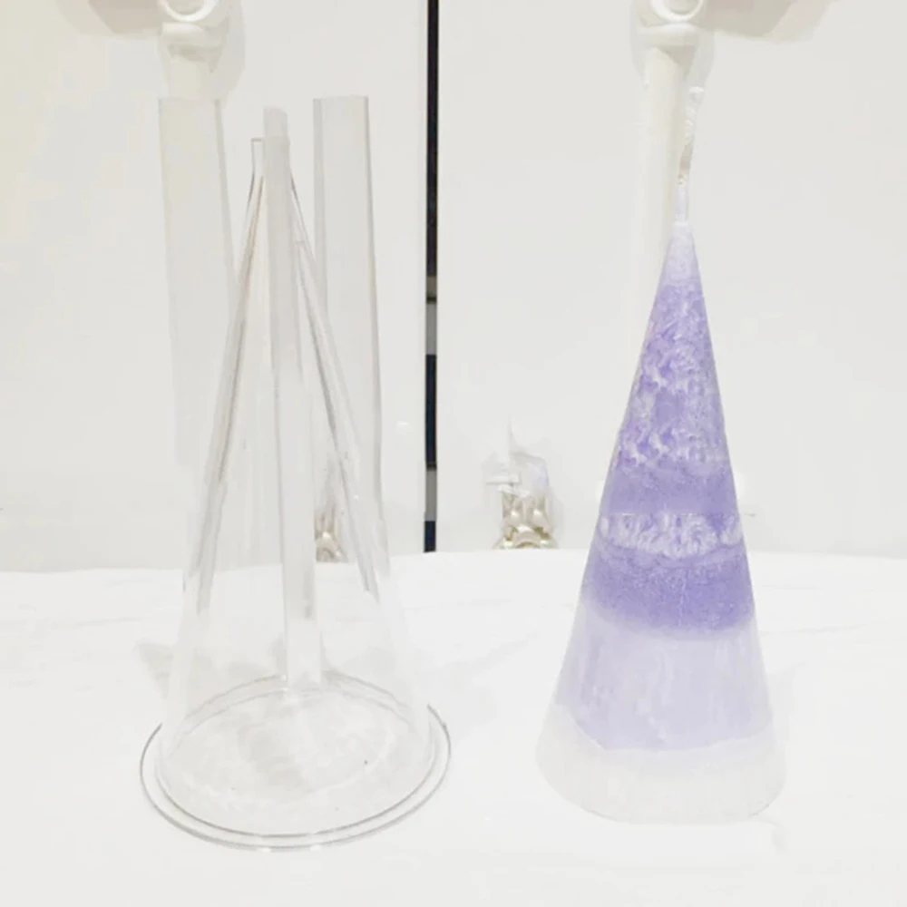 Форма для свечей ручной работы силиконовая смола прозрачная многоразовая форма |