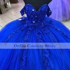 Женское бальное платье с открытыми плечами, кружевное длинное платье с цветочной аппликацией и бусинами, 2022