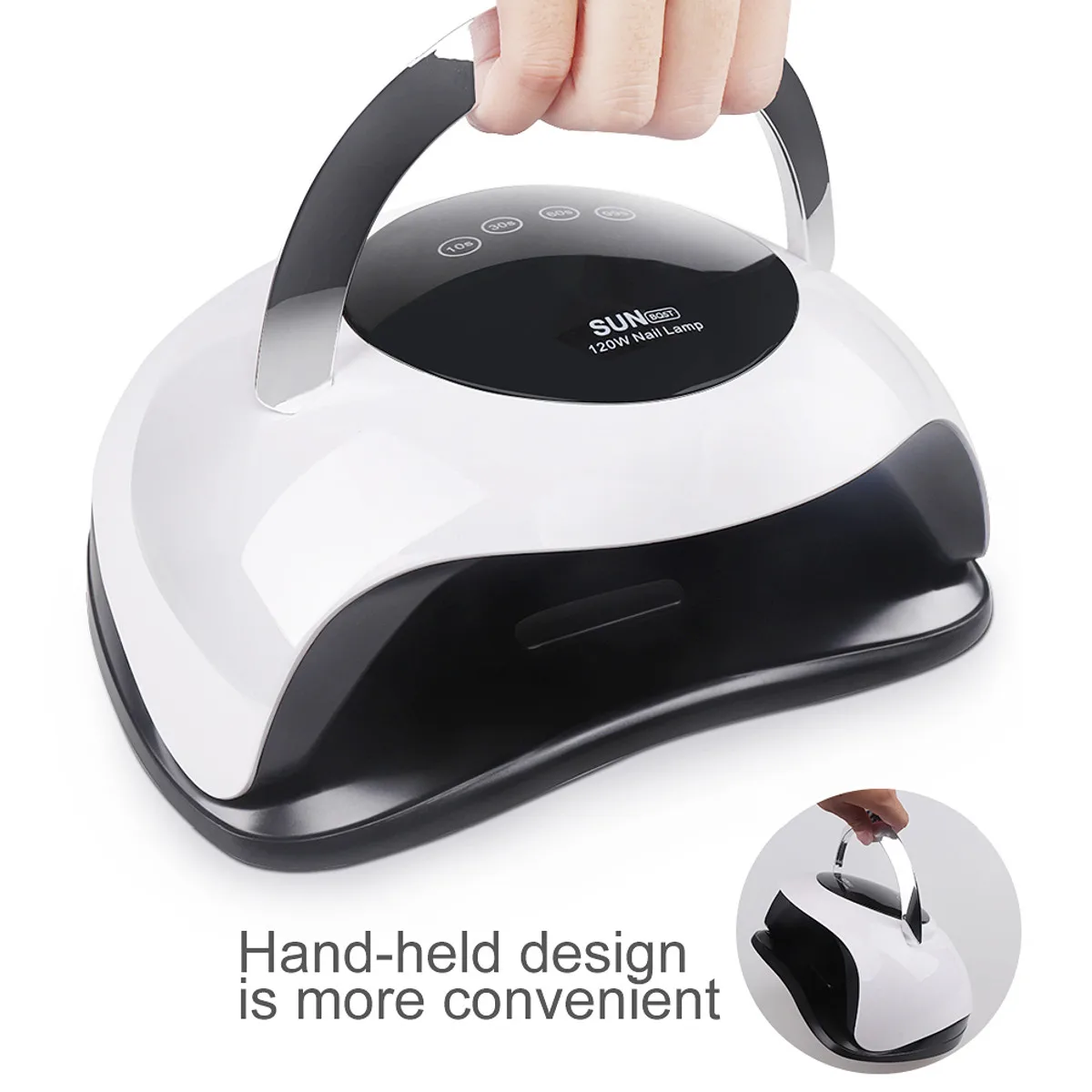 120W High Power Nail Dryer Fast Speed Gel Light Nail Lamp LED UV Lamps For All Kinds of Gel With Timer And Smart Sensor 36LEDs