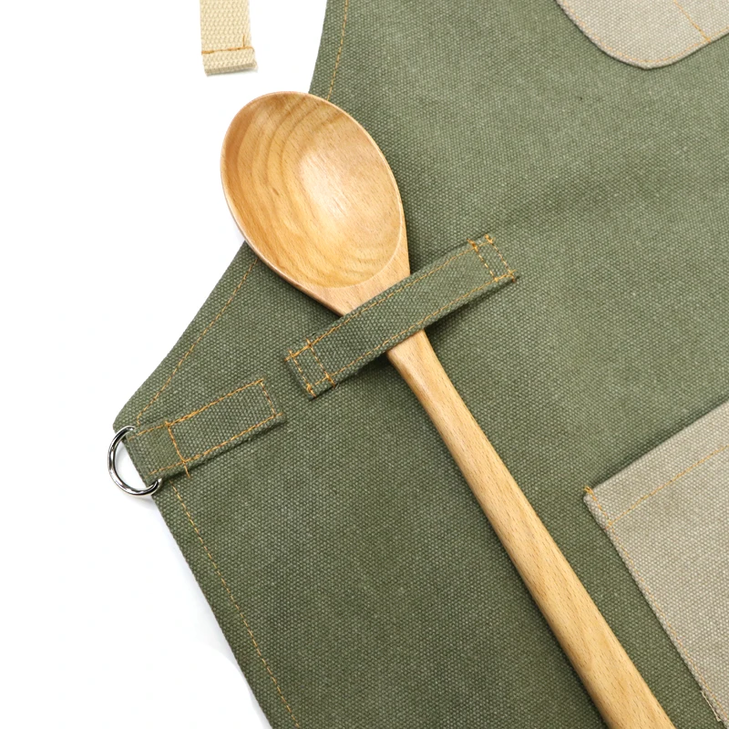 Рабочий дизайн Печать холст шеф повара фартуки экологически чистые толстые и