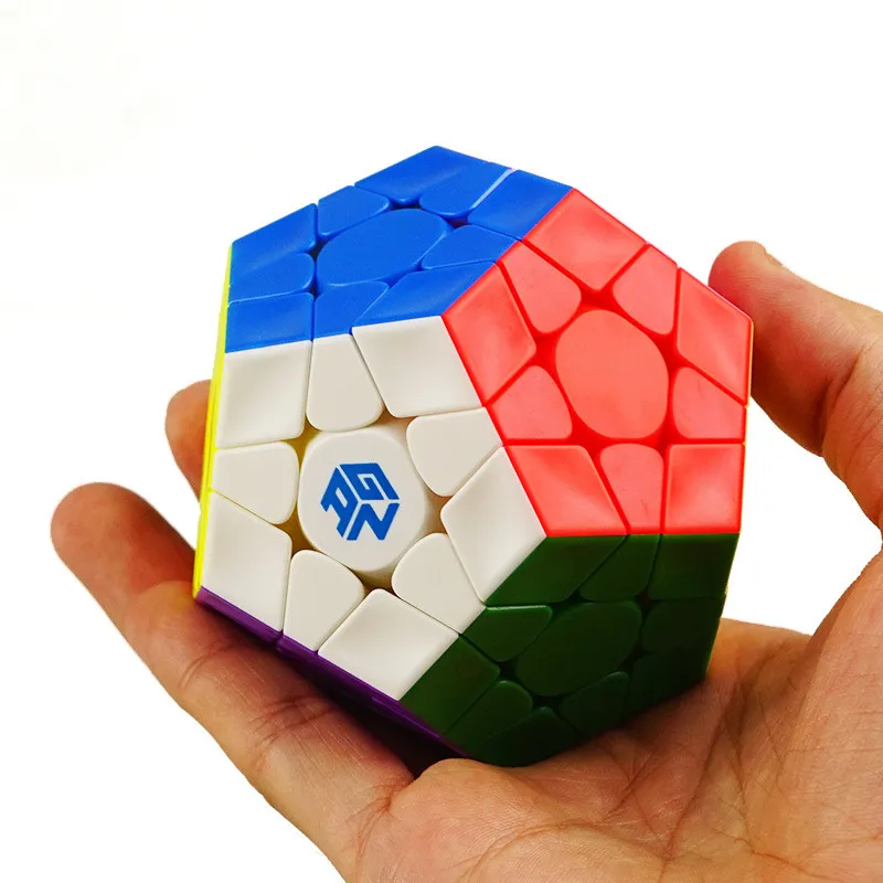 GAN Магнитный 3x3x3 Megaminx Высокое качество Профессиональный Многоцветный конкурс без