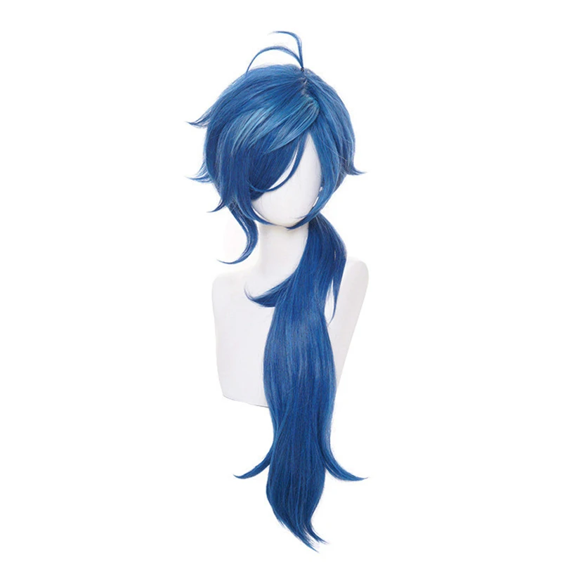 

Kaeya Wig Cosplay Costume Game Genshin Impact Men 80cm Long Synthetic Hair Heat Resistant Wig