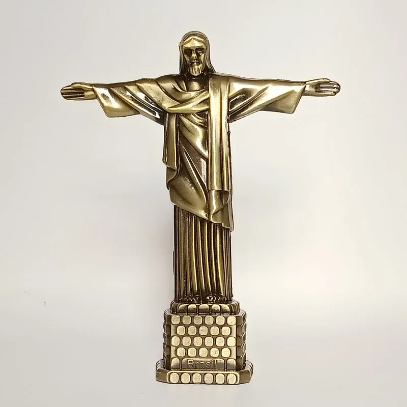 Статуэтка Иисуса бразильская 15 см * 18 5 статуэтка Декор для дома сплав металла