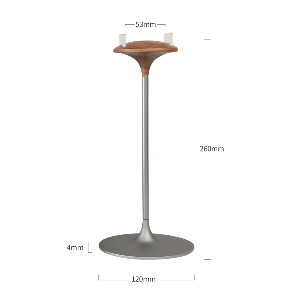 

Headphone Holder, Curved Surface Design, Corrosion-Resistant, Durable Headphone Hanger with Aluminum Alloy Base