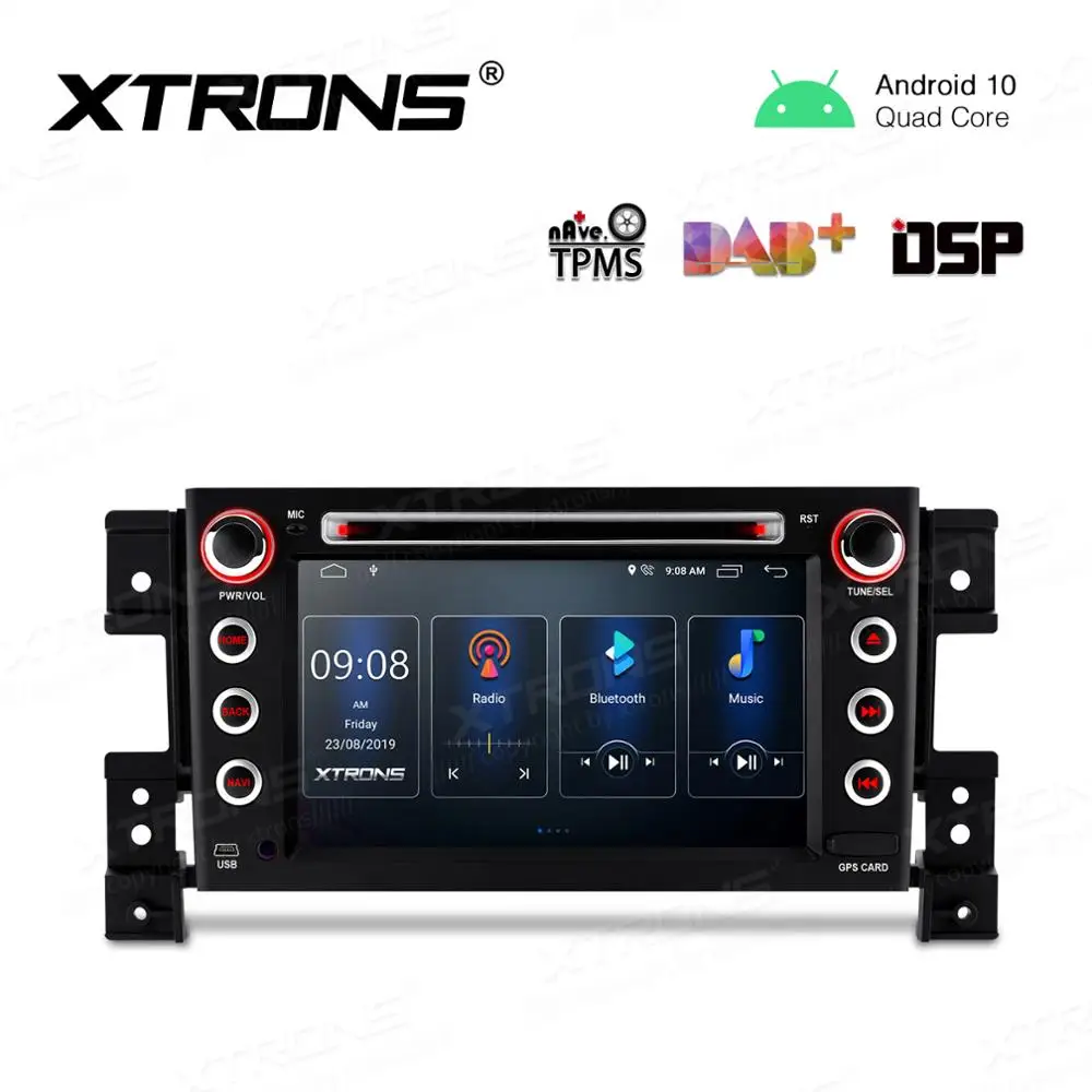 Автомобильный DVD плеер XTRONS 7 &quotAndroid 10 DSP GPS Радио OBD DVR для Suzuki Grand Vitara 2005 2006 2007 2008 2009