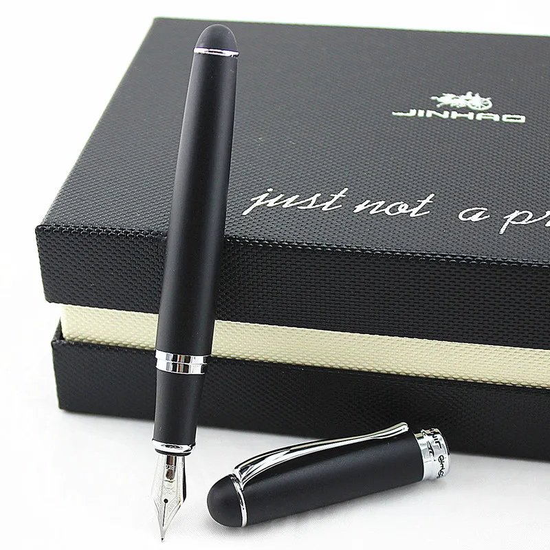 Ручки Jinhao X750 с черными и серебряными
