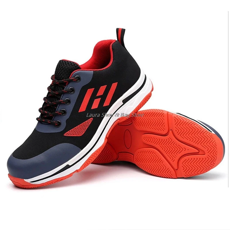 

Protective Shoes Safety Boots For Men Working Shoes Men's Boots Breathable Footwear Steel Toe Cap Shoes Indestructible Boots