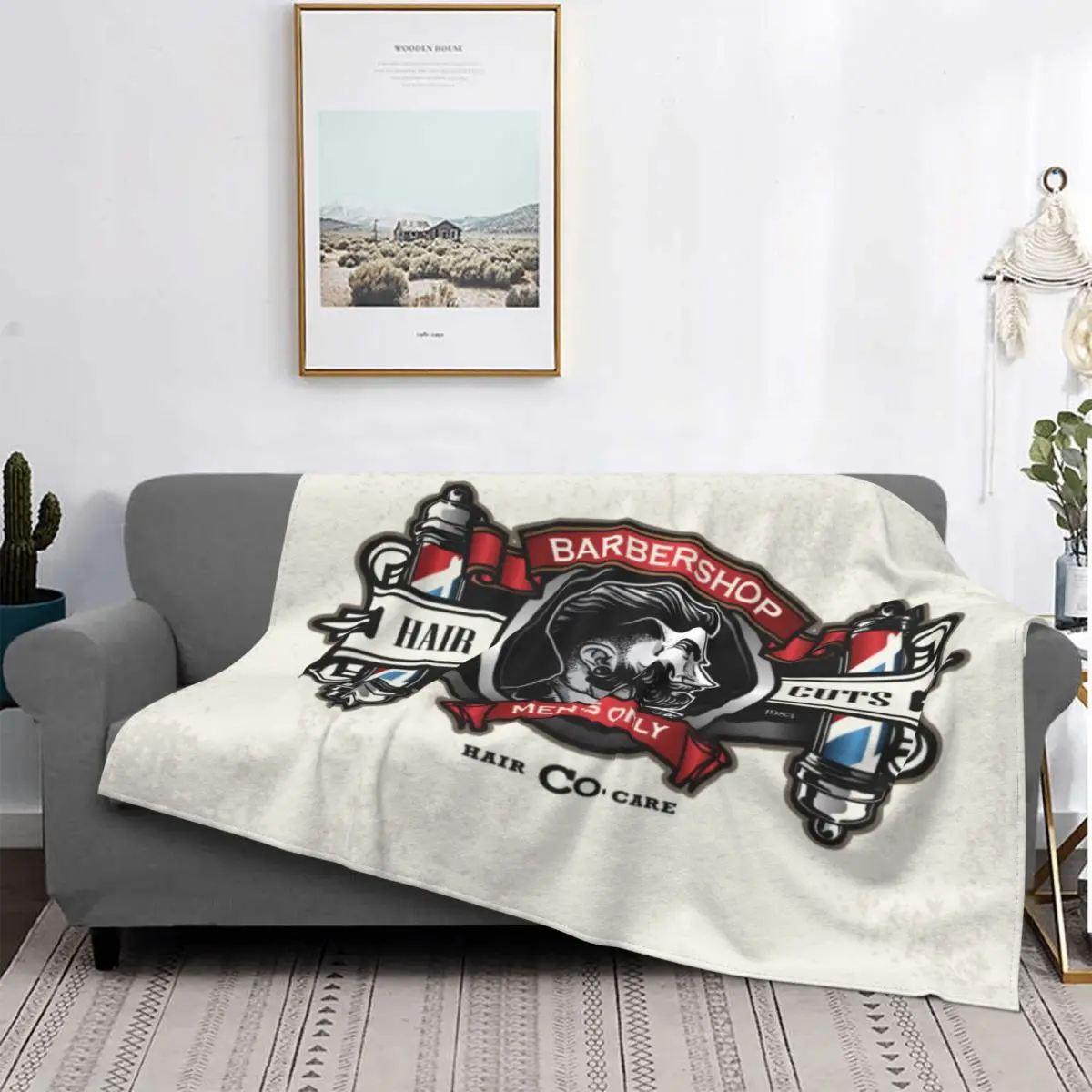 

Manta de poste de barbero para bebé, colcha a cuadros para cama, sofá, toalla de playa, 11 Uds.