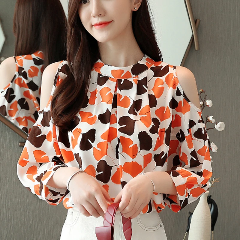 Шифоновая женская рубашка с коротким рукавом новинка 2020 летние и осенние блузы