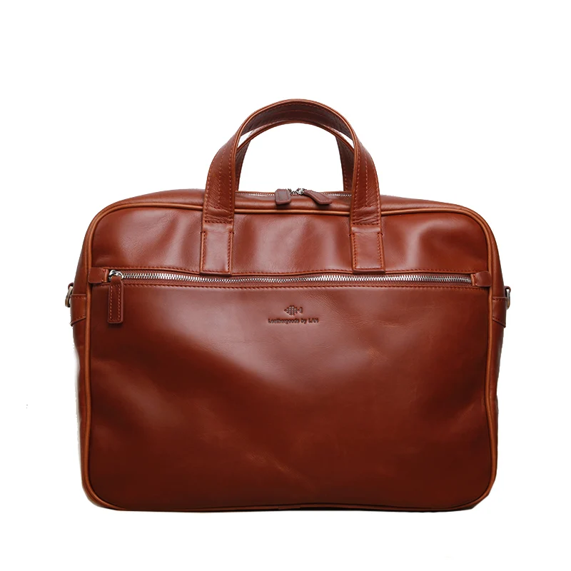 LAN genuine leather men's briefcases cow leisure business handbag high grade messenger bag | Багаж и сумки