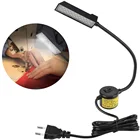 Портативная Рабочая лампа для швейной машины, светильник с магнитным основанием для домашнего фрезерного станка, токарный станок, 15 светодиодов, 30 светодиодов