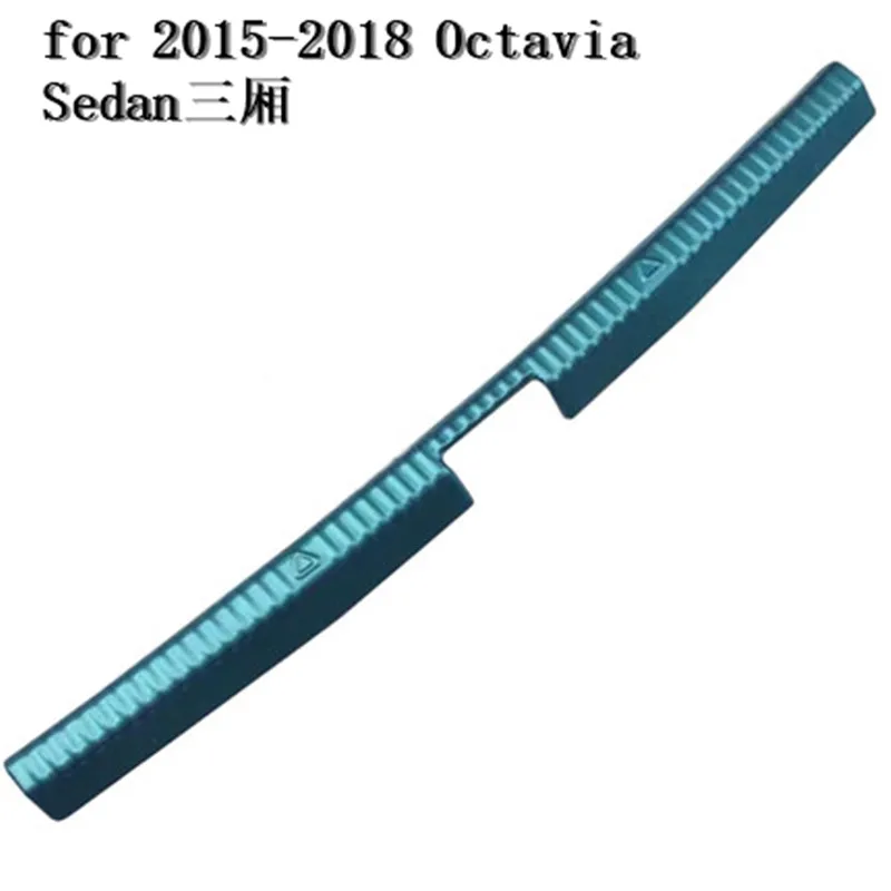Протектор для заднего бампера из нержавеющей стали Skoda Octavia 2007-2018 | Автомобили и