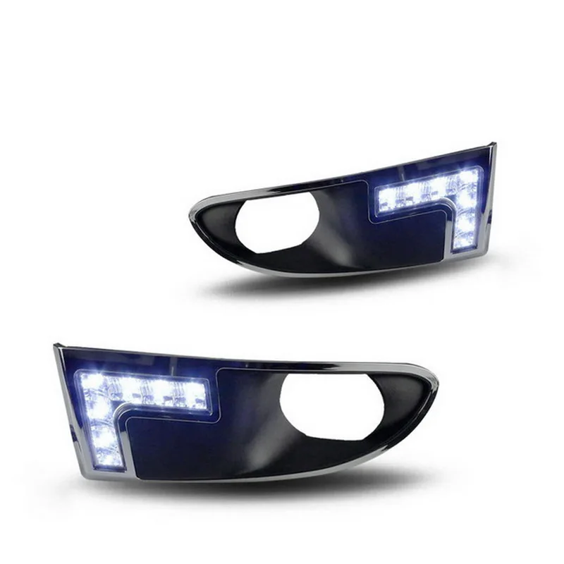 

Auto Daytime Running Light 2X 7 LEDs Head DRL 12V Car-styling for D/odge C/aliber 2009-2011