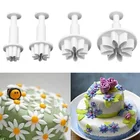 Искусственное печенье, модель для самостоятельной сборки, 4 шт., цветок-Маргаритка