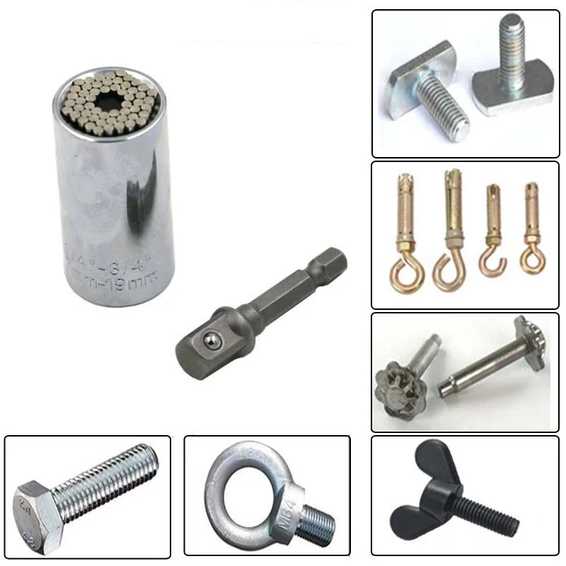 7 19 мм универсальный гаечный ключ набор для всей поверхности головы дрель CR V