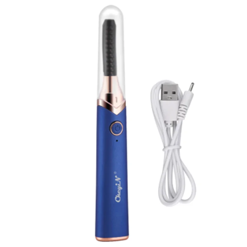 

CkeyiN Portable Electric Eyelash Curler Heated Makeup Eye Lashes Curler Long Lasting eye Cosmetic Tool USB Charging