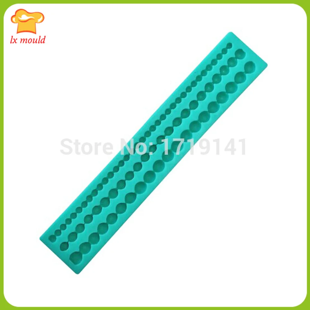 

Bake Cake liquid Silicone mold Pearl mould Beads cake decoration mold