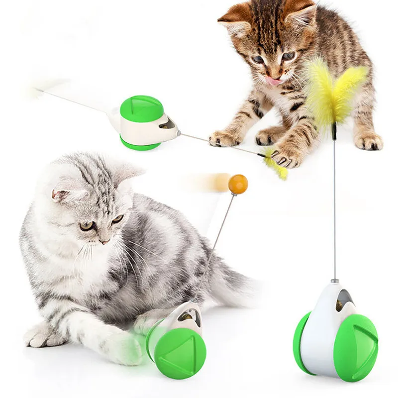 

Pet supplies cat toys turntable teasing cat stick vent balance car pet toys