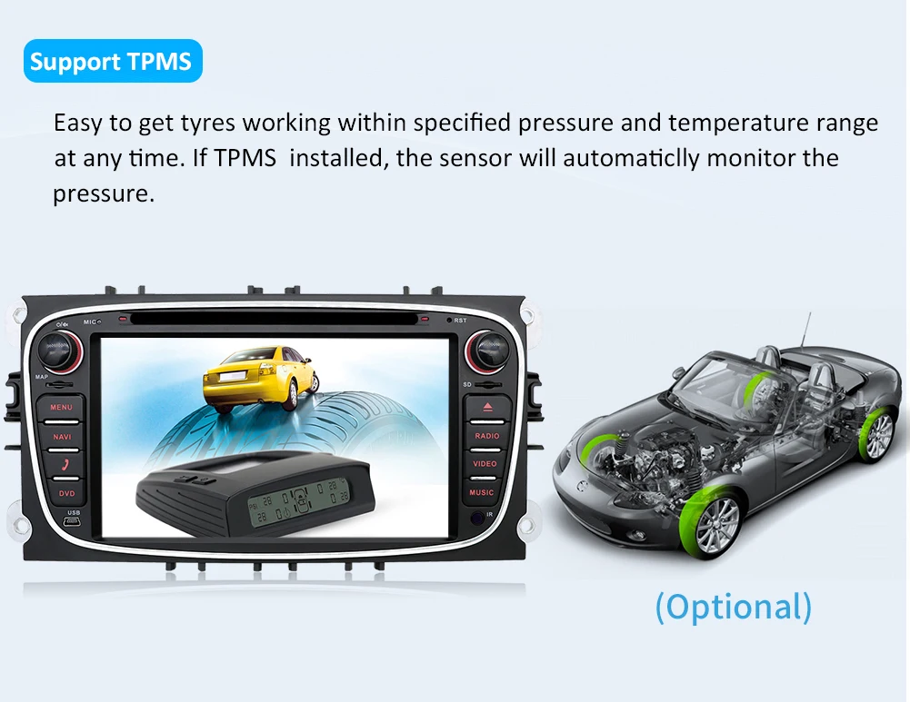 2G ram для ford s max 2 din радио для фокуса Кассетный плеер android радио тюнер управление рулем gps-навигация, dvd-плеер