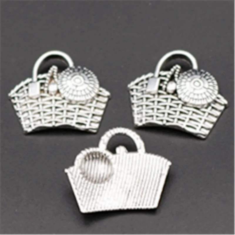 Подвески для корзины мамы из сплава в стиле ретро ожерелья браслета