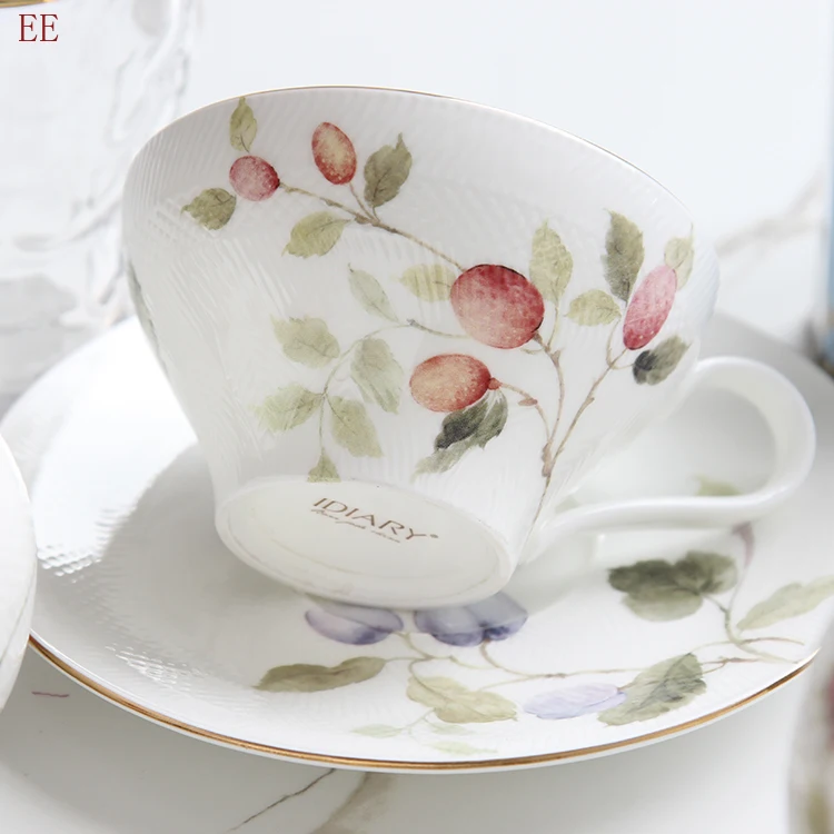 Многоразовая керамическая кофейная чашка фарфоровая Высококачественная чайная