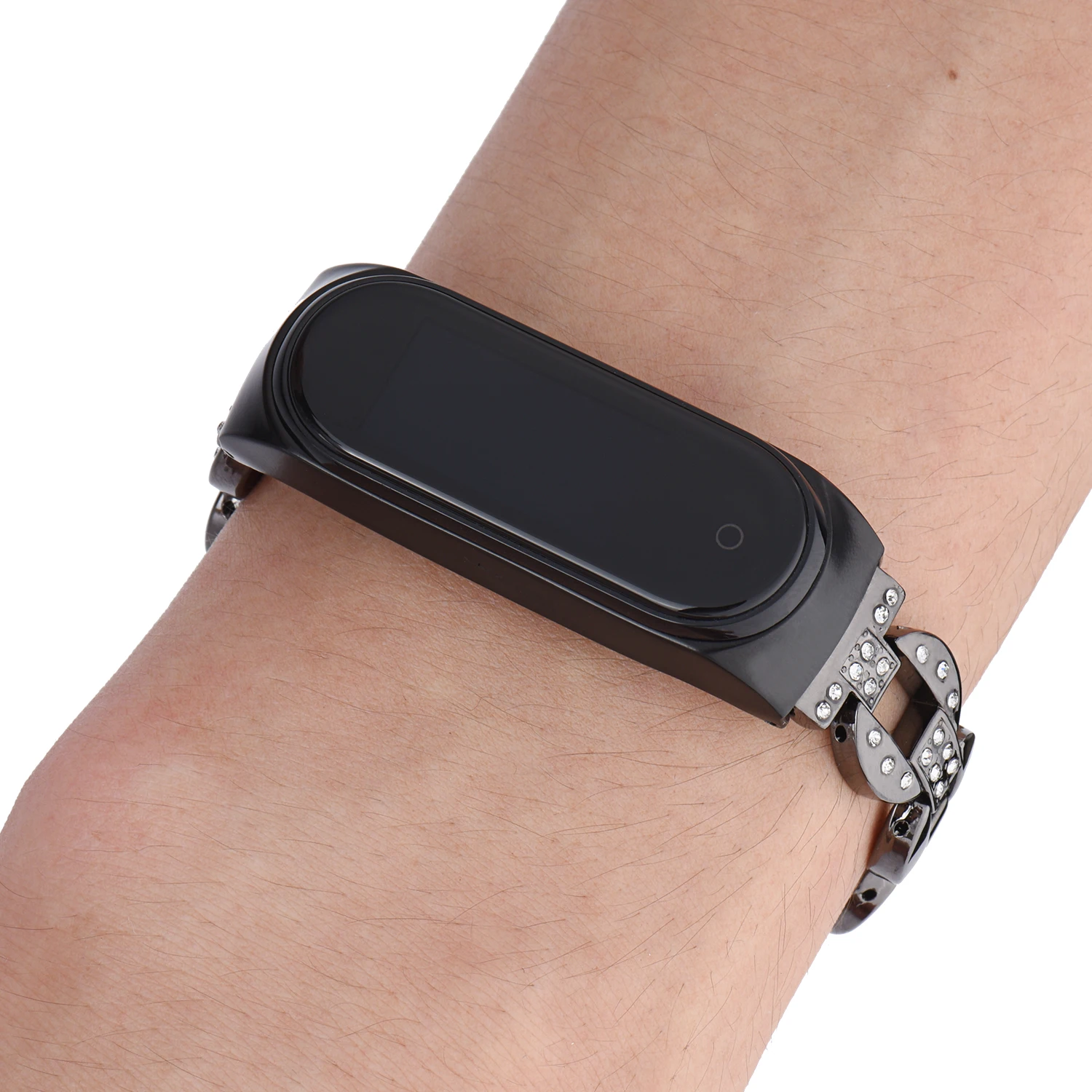 Ремешок для часов из нержавеющей стали для mi band 4 3 ремешок для спортивных часов ремешок для mi 3 Аксессуары для часов Ремешки для часов