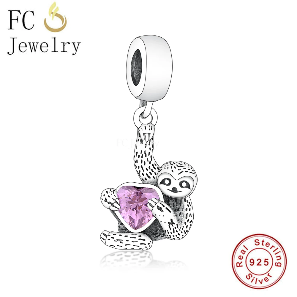 Подвеска Шарм для браслета из серебра 925 пробы с роботом|charm beads|beads diyoriginal pandora |