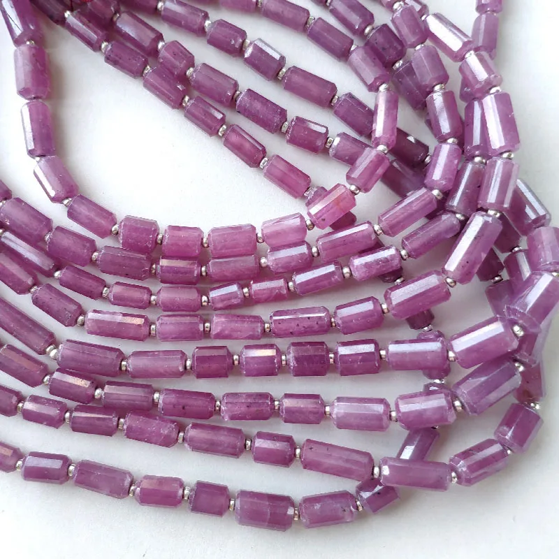 Бусины россыпью с красным Рубином 4-5 5 мм граненые оптовая продажа для ювелирных