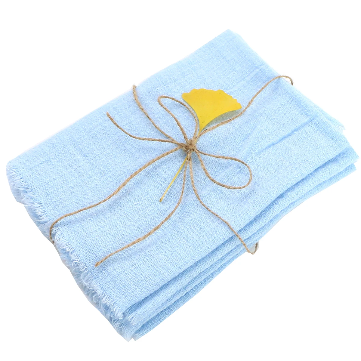 Factory Direct Cloth Napkins Set of 50 Gauze Crepe Cotton Fabric 40x40cm Dinner Tea Towel Kitchen Wedding Table Easter Decor