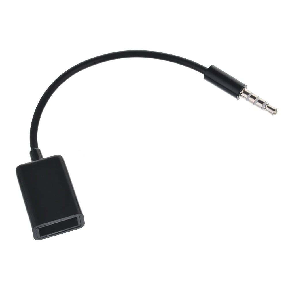 12 В USB 2 0 гнездо в MP3 DC 3 5 мм штекер AUX аудио разъем конвертер кабель Высокое