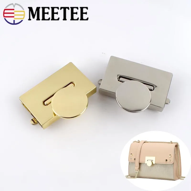 2/4/10 шт. сумка для сумки 42x29 мм закручивающийся Поворотный замок DIY сменные