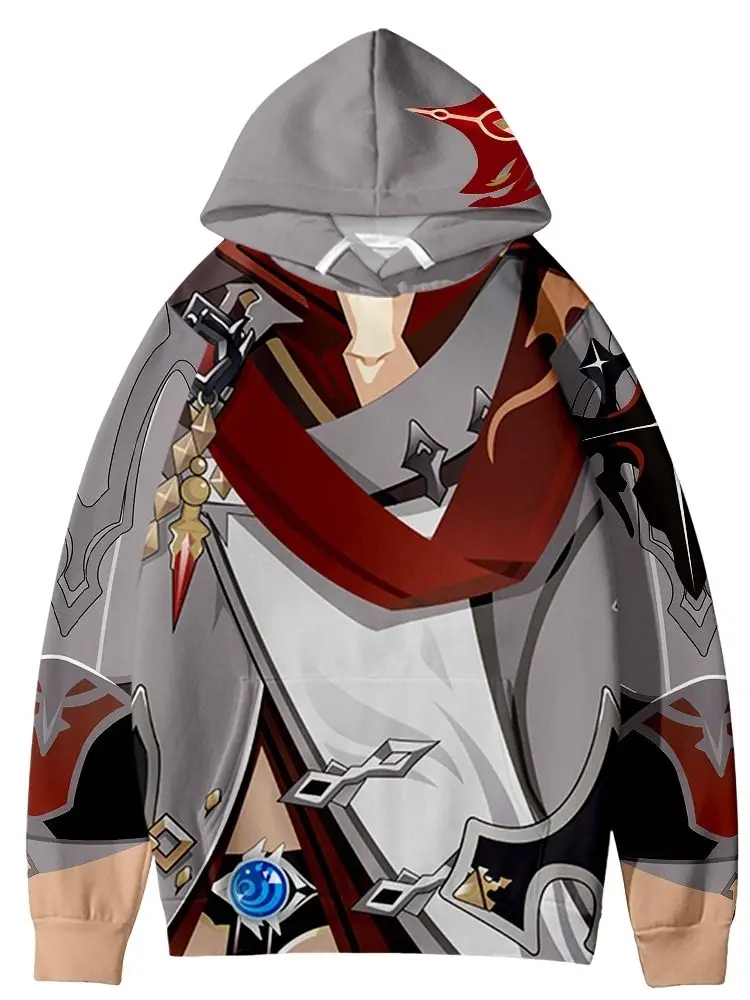 

Genshin Impact Tartaglia 3D Print Fashion Hoodies Sportswear kids Hoodie Youthful Kawaii Women/Mens 3D The hooded pullover
