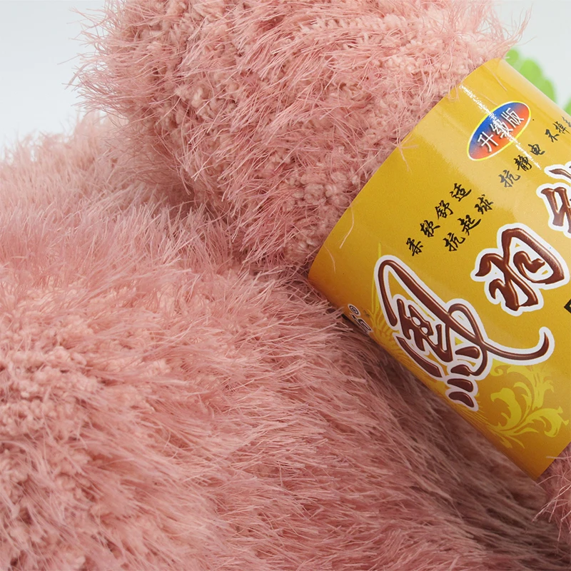 Теплая Коралловая бархатная пряжа вязание шерстяной нитью практичная одежда