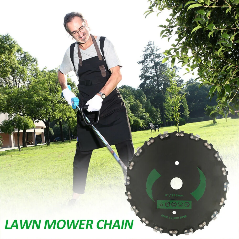 

14/20 Tooth Brushcutter Blade 10000 rpm Speed 9 Inch Steel Grass Trimmer Head Mowing Lawnmower Parts Gardening Tools