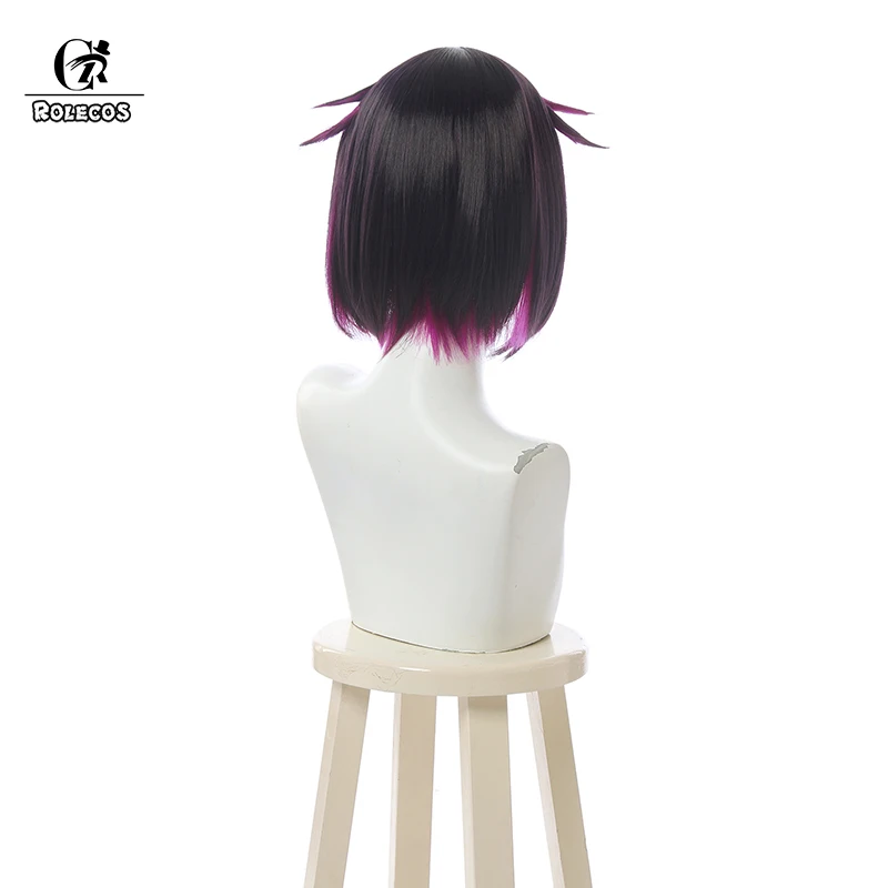 Парик для косплея витая страна чудес лилия ванруж фиолетовый смешанный черный