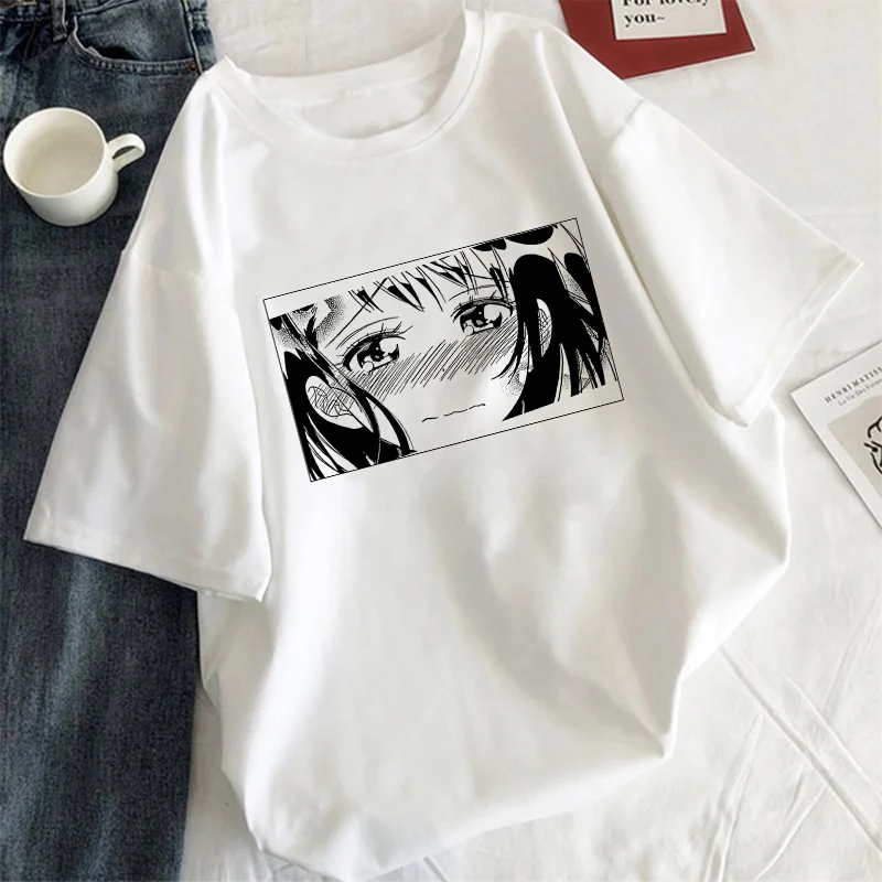 

Are You Afraid Of The Dark Japanese Anime Casual T-shirt Women Tops Tears Girl Harajuku Print Aesthetic Summer Woman T Shirts