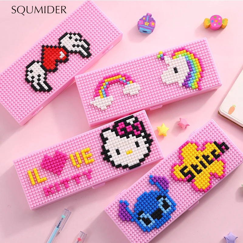 Креативный чехол для карандашей многофункциональная коробка канцелярских