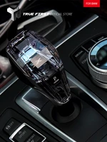 car accessories crystal gear shift knob and multimedia knob and start stop button set for bmw x5 f15 2013 2018