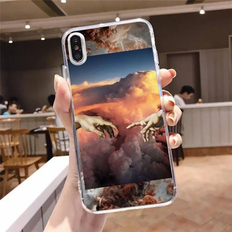 

Retro Renaissance Aesthetic art Phone Case Transparent soft For iphone 5 5s 5c se 6 6s 7 8 11 12 plus mini x xs xr pro max