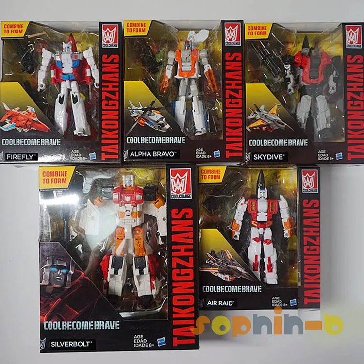 Superion Boxed Трансформация Defensor Devastator брутикус Superion Aerialbots Combiner Wars 32 см Фигурки ко - Цвет: Superion Boxed