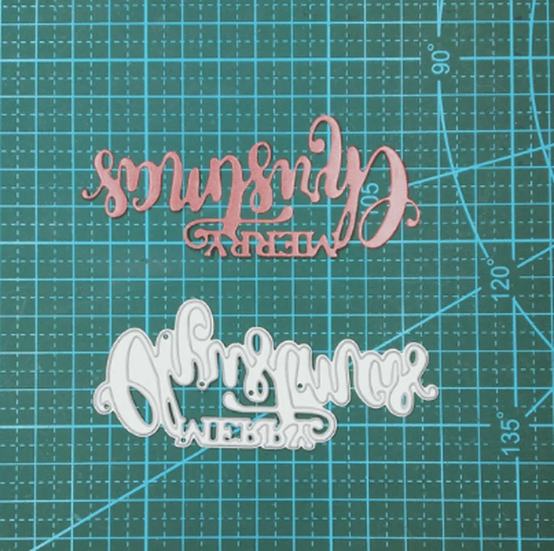 Счастливого Рождества лист Падуба металлическая высечка нож форма для