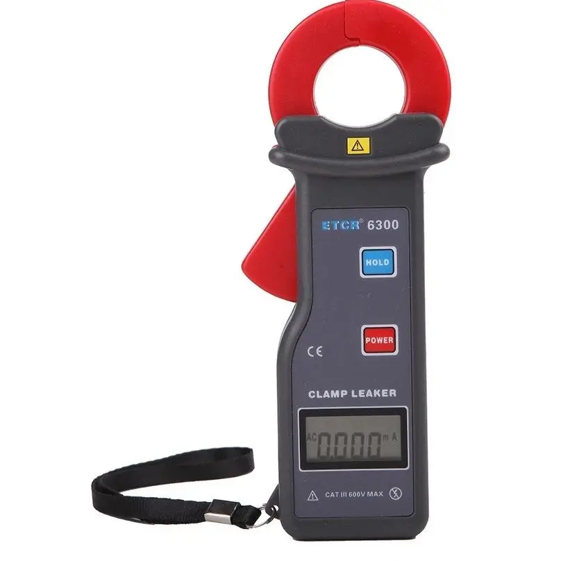

ETCR6300 High Accuracy Clamp Leaker AC 0.000mA-60A