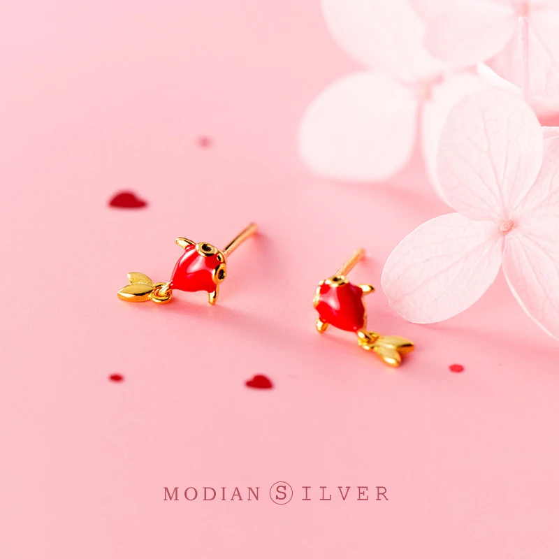 Modian модные изысканные и ушками животных булавки для женщин 925 стерлингового