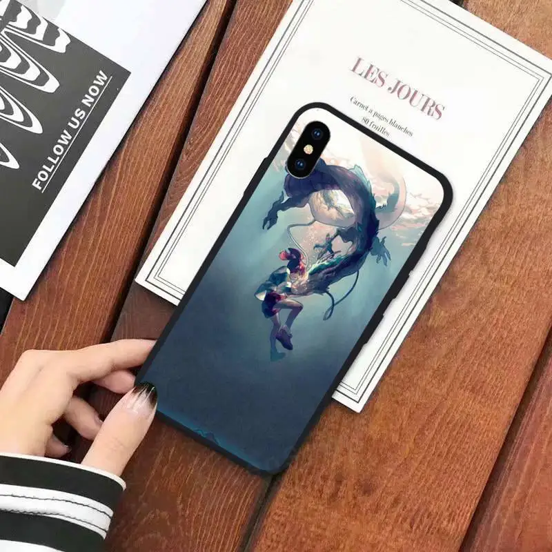 

Miyazaki Hayao Totoro Spirited Away Phone Case for iPhone 11 12 mini pro XS MAX 8 7 6 6S Plus X 5S SE 2020 XR
