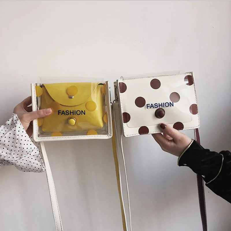 Прозрачная маленькая сумка высокого качества женская новинка 2020 мессенджер в