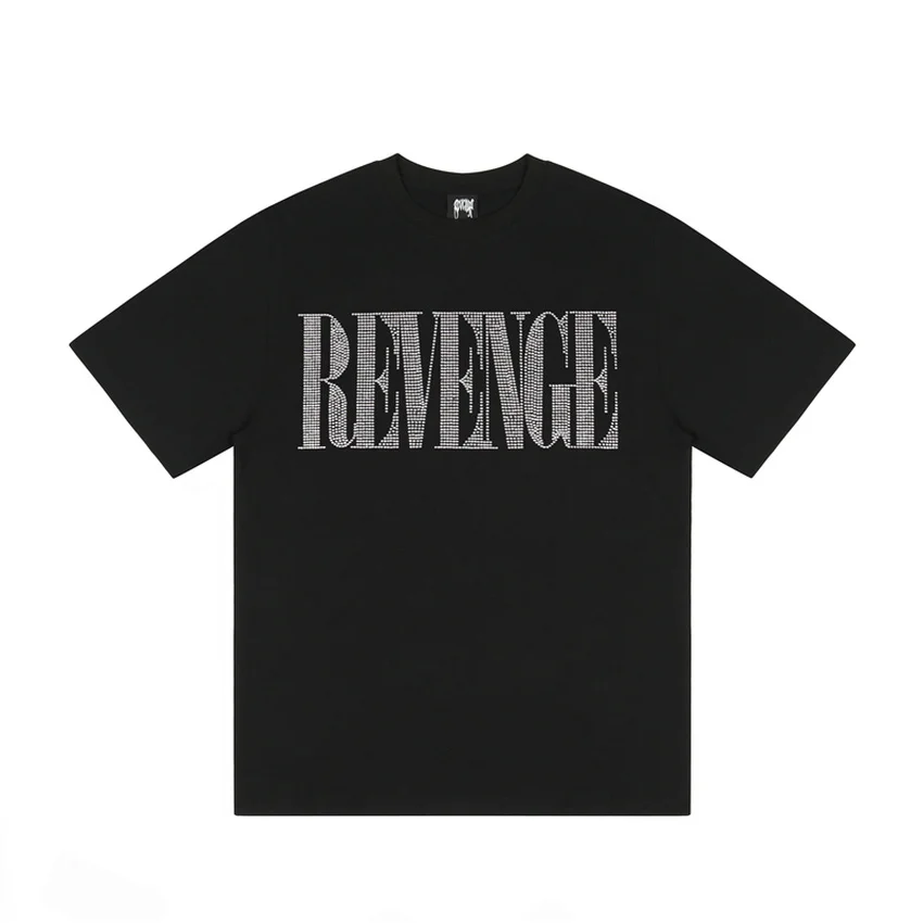 

Футболка со стразами XXXtentacion Vengeance для мужчин и женщин, лучшее качество, летняя стильная футболка, топ для мести, футболки