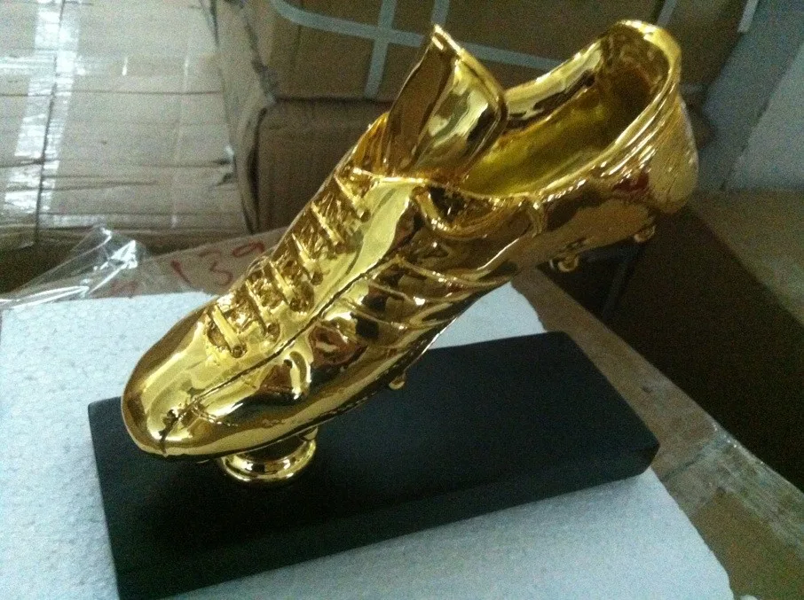 Горячая Распродажа Золотая обувь трофей для обуви The Golden Boot Award футбольная