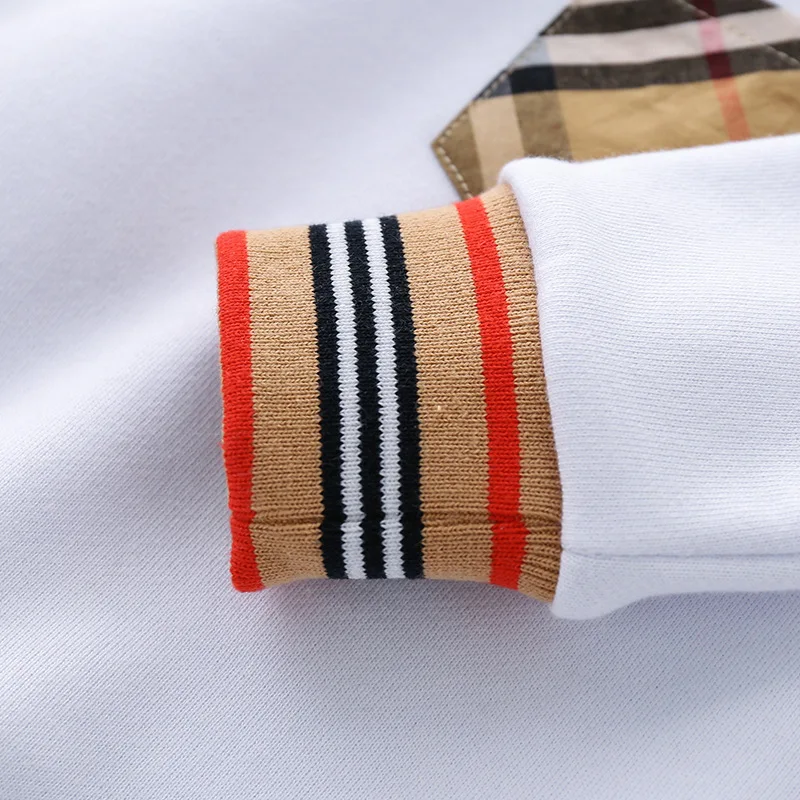 Свитшоты для маленьких мальчиков и девочек Осенний весенний полосатый свитер